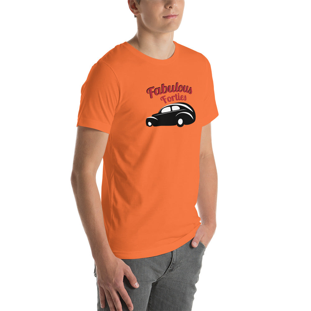 Unisex t-shirt Kukloso Fabulous Forties Red - Free Shipping