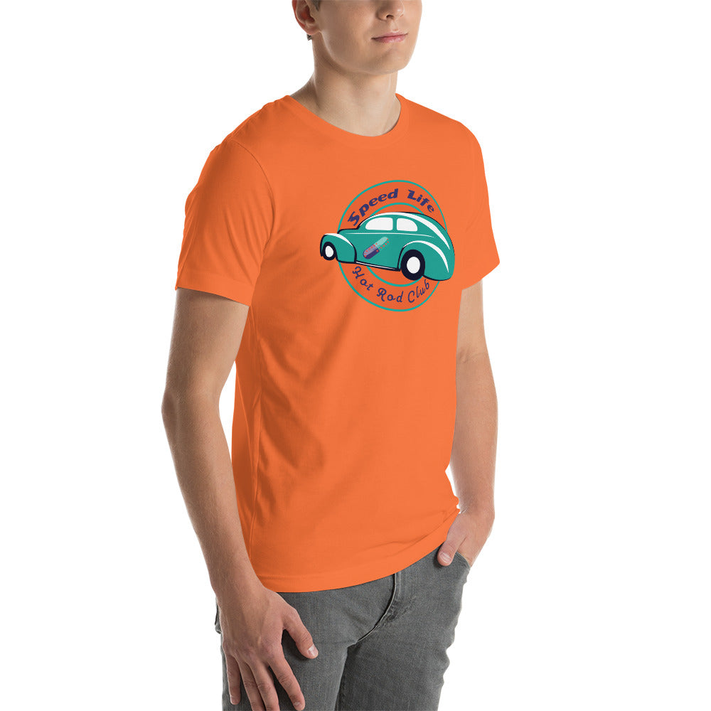 Unisex t-shirt Kukloso 'Speed Life' Hot Rod Club - Free Shipping