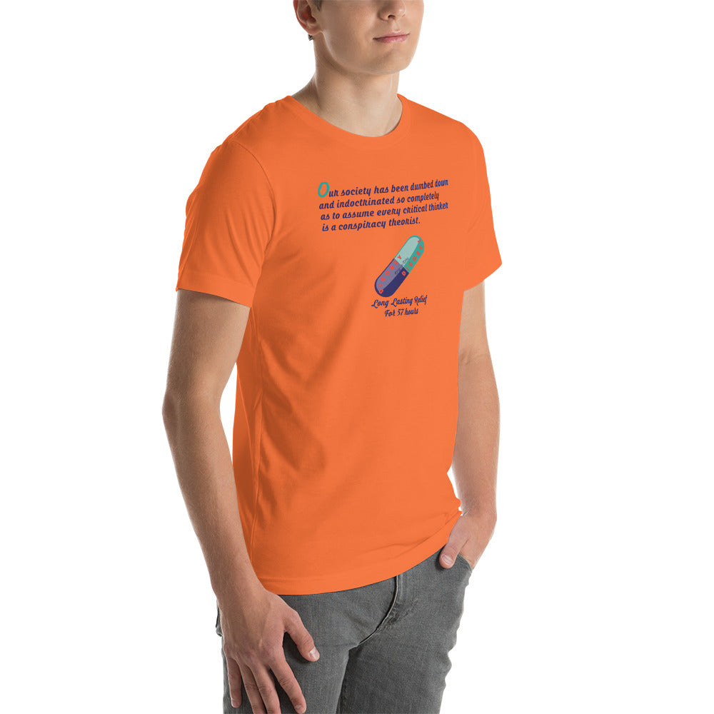 Unisex t-shirt Kukloso Disobey ' Critical thinker... ' Logo Light - Free Shipping