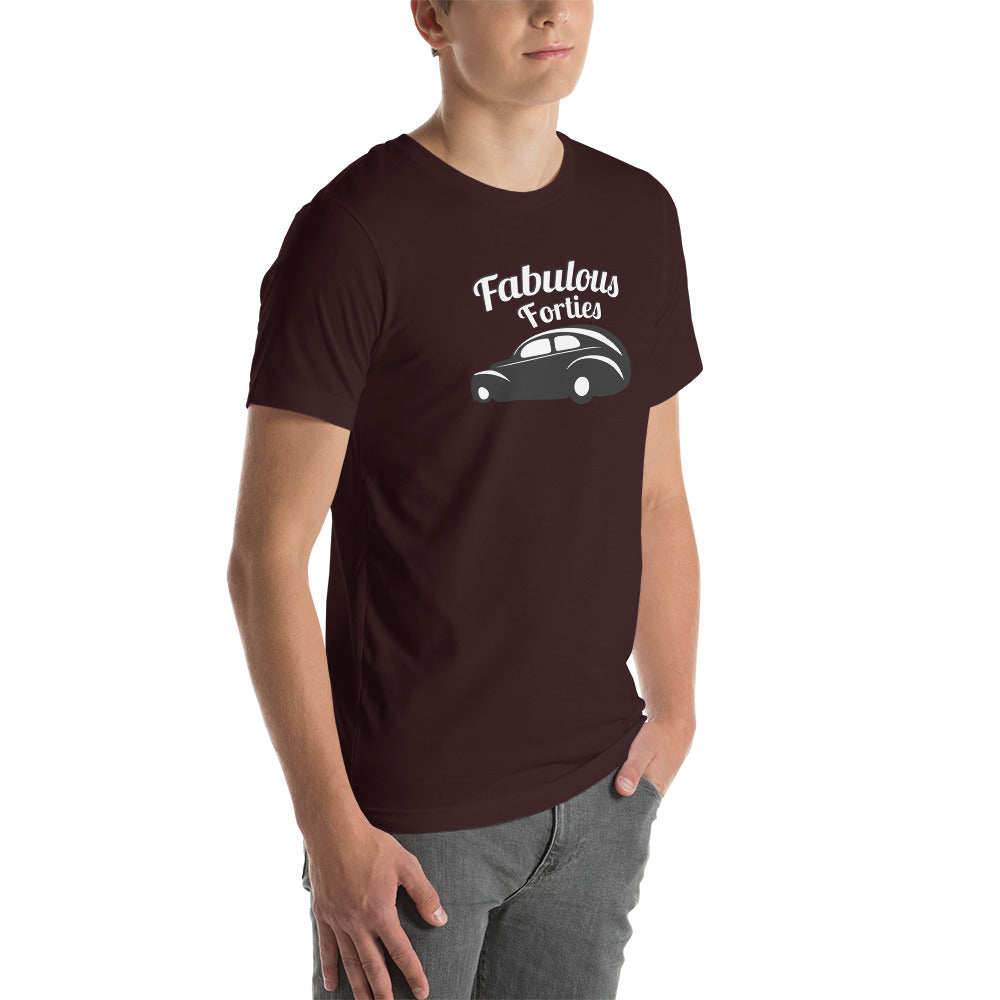 Unisex t-shirt Kukloso Fabulous Forties White - Free Shipping