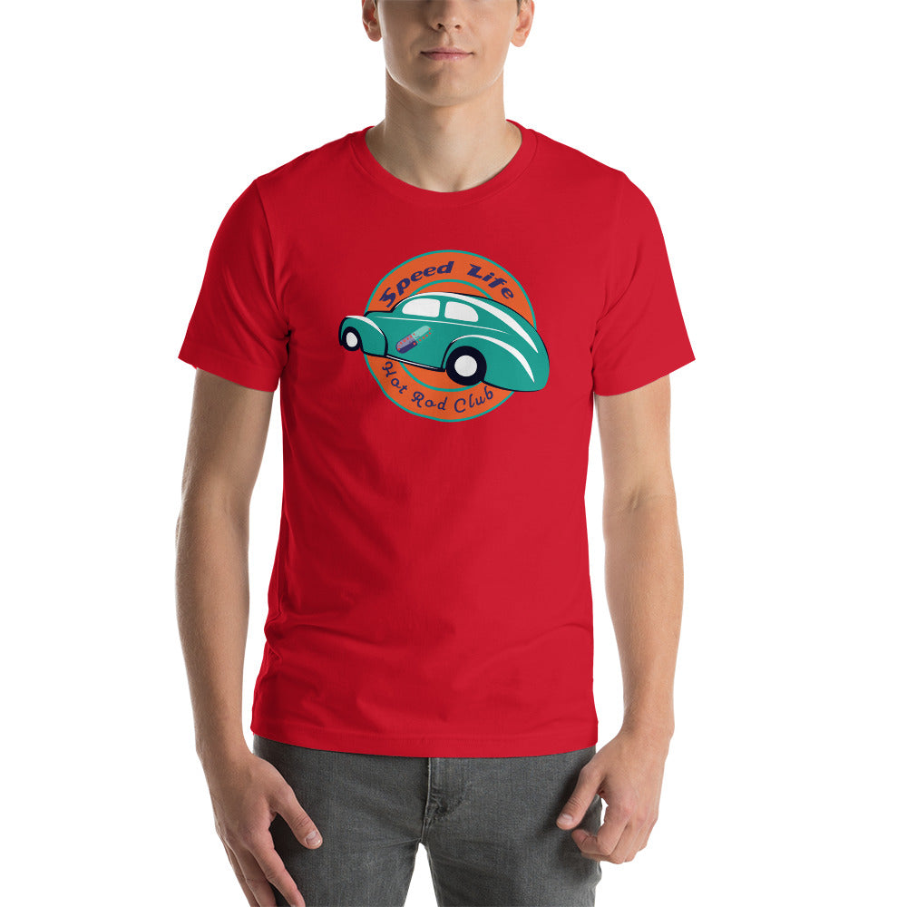 Unisex t-shirt Kukloso 'Speed Life' Hot Rod Club - Free Shipping