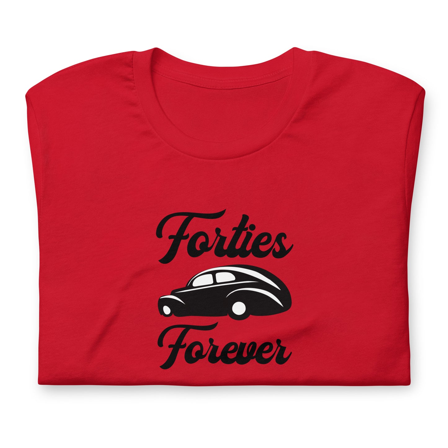 Unisex t-shirt Kukloso Forties Forever Black - Free Shipping
