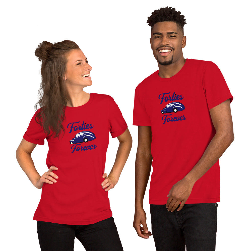 Unisex t-shirt Kukloso Forties Forever Navy - Free Shipping