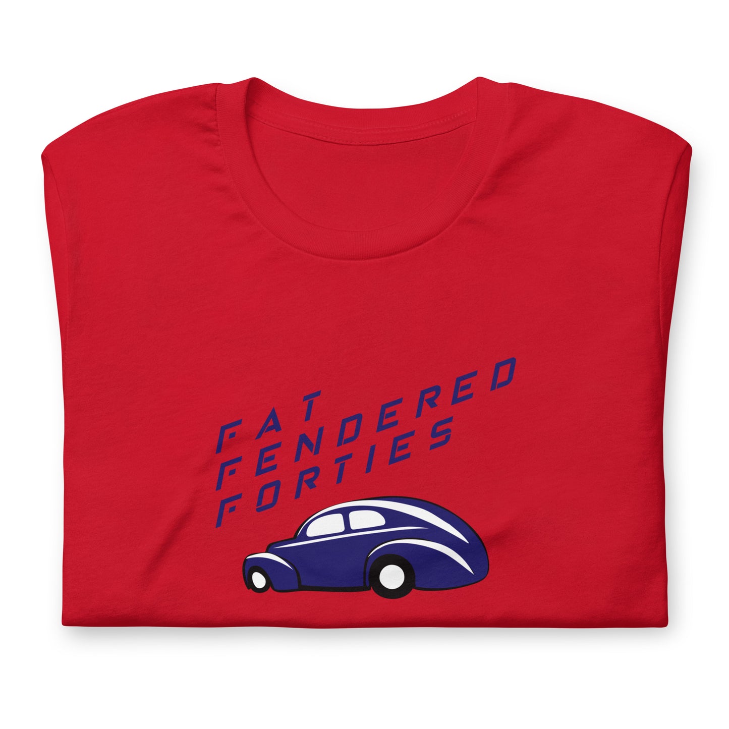 Unisex t-shirt Kukloso Fat-Fendered- Forties Navy - Free Shipping