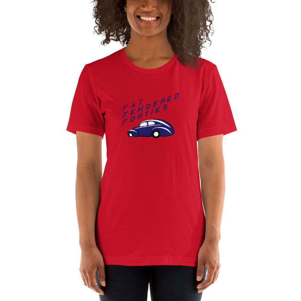 Unisex t-shirt Kukloso Fat-Fendered- Forties Navy - Free Shipping