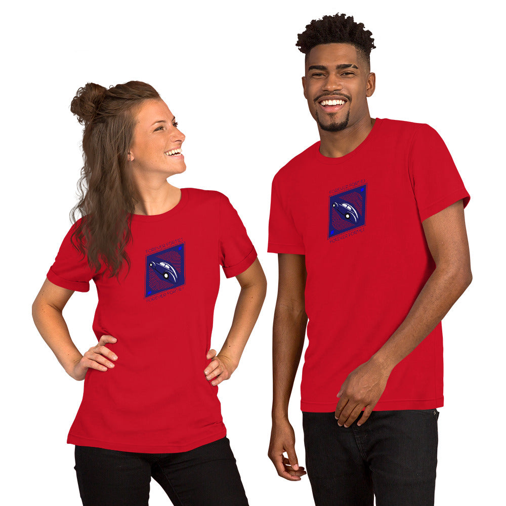 Unisex t-shirt Kukloso Forever Forties Angled Diamond Navy No 1 - Free Shipping