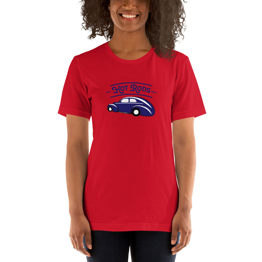 Unisex t-shirt Kukloso Hot Rods No 2 Navy - Free Shipping