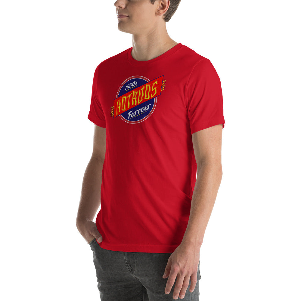 Unisex t-shirt Kukloso 1950's Hot Rods Forever No 3 - Free Shipping