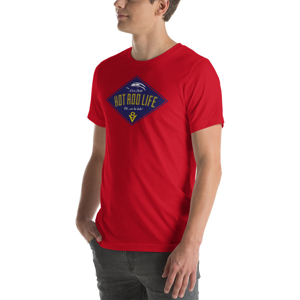 Unisex t-shirt Kukloso Hot Rod Life - Free Shipping