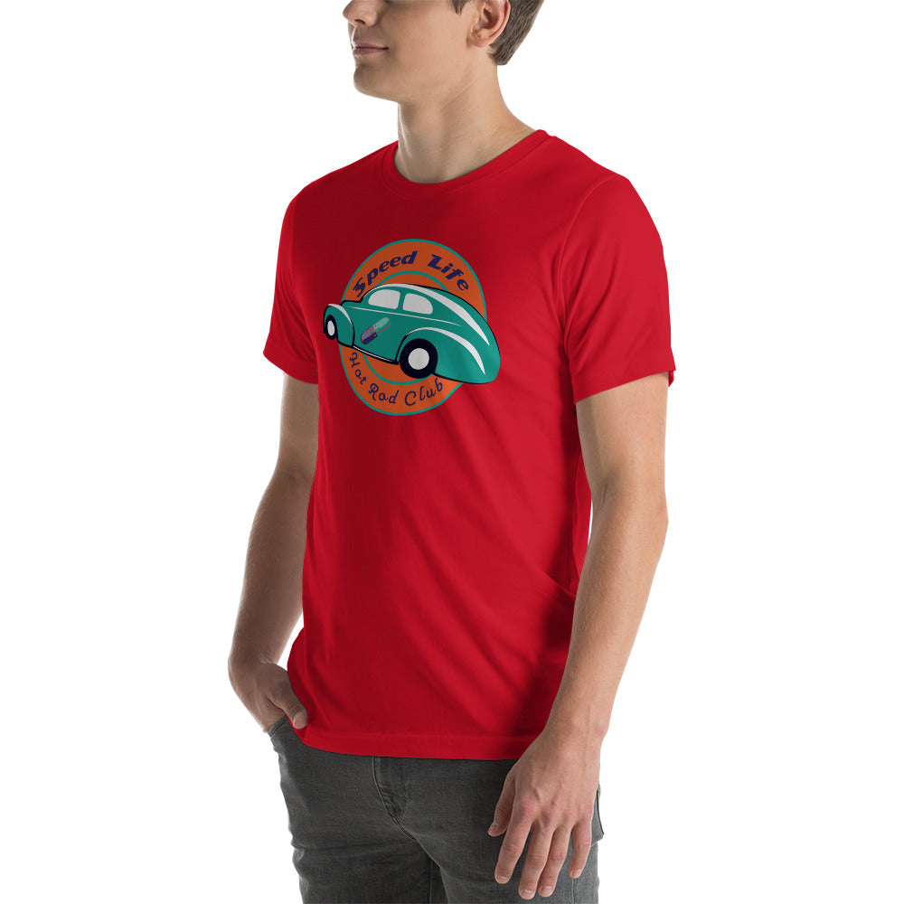 Unisex t-shirt Kukloso 'Speed Life' Hot Rod Club - Free Shipping