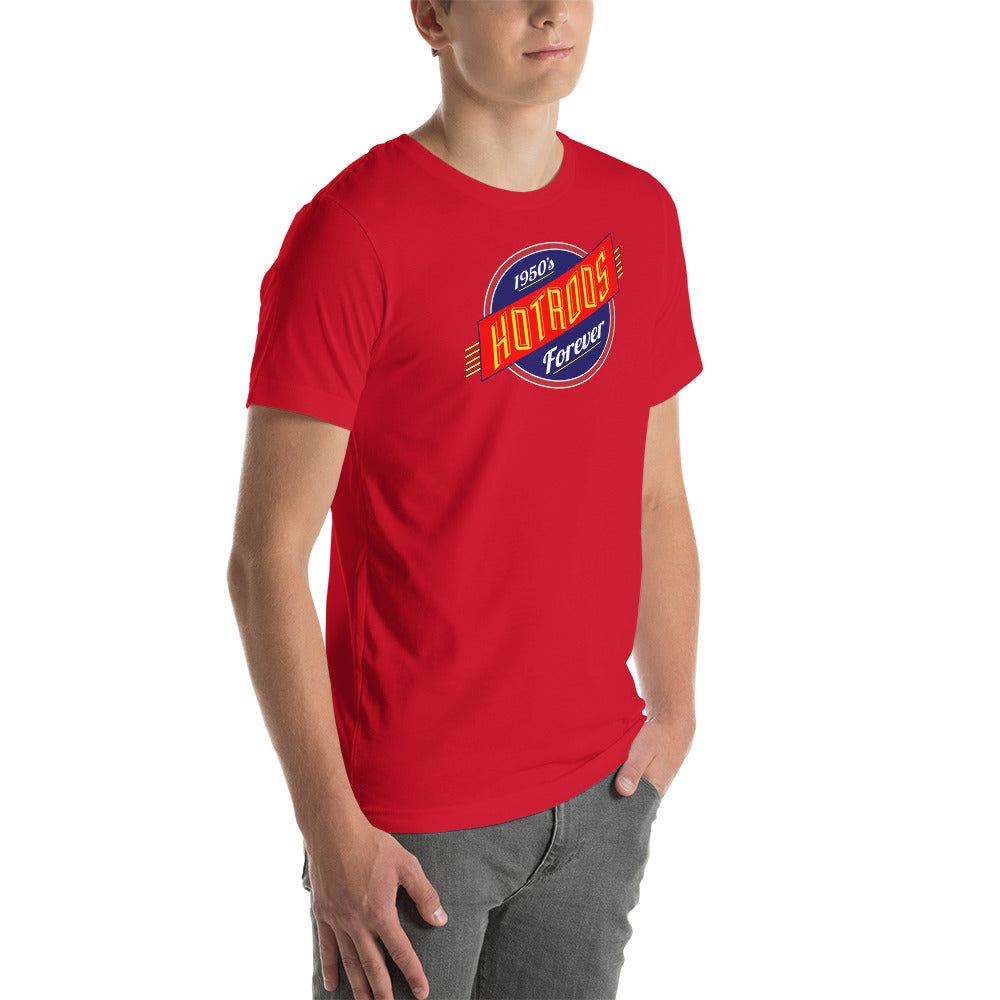 Unisex t-shirt Kukloso 1950's Hot Rods Forever No 3 - Free Shipping
