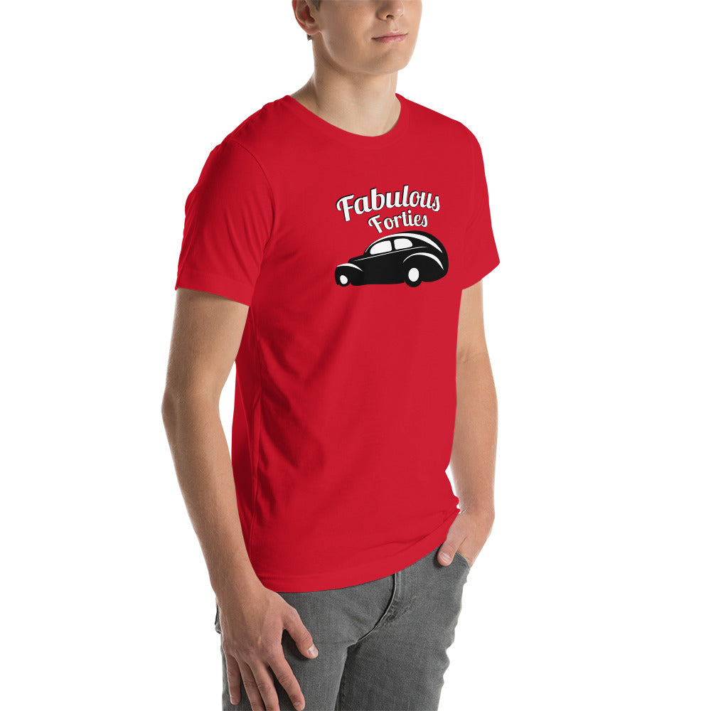 Unisex t-shirt Kukloso Fabulous Forties White - Free Shipping