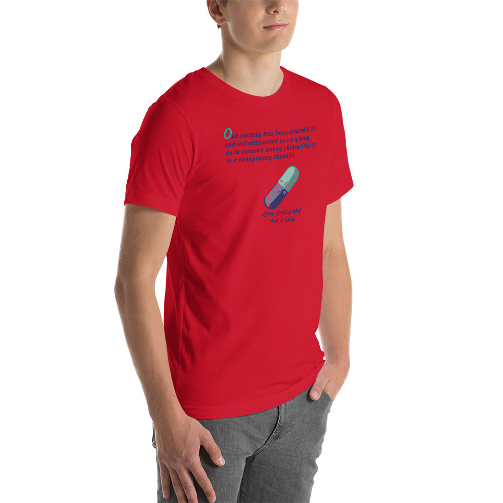 Unisex t-shirt Kukloso Disobey ' Critical thinker... ' Logo Light - Free Shipping
