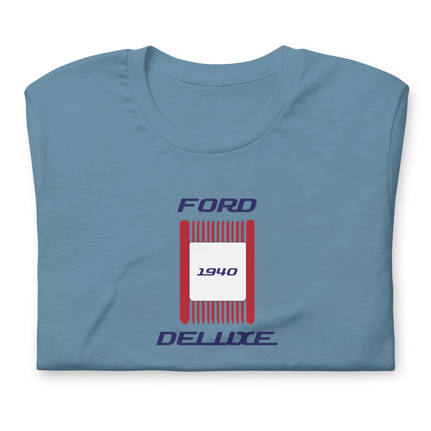 Unisex t-shirt Kukloso 1940 Ford Deluxe Parking Light Red- Light - Free Shipping