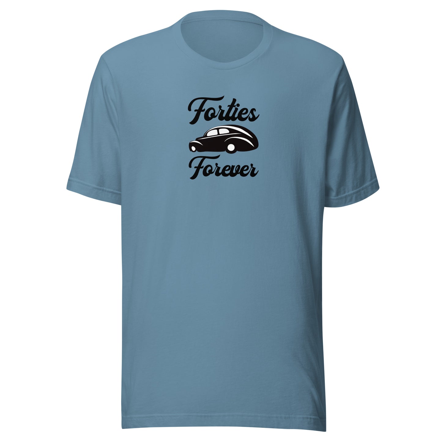 Unisex t-shirt Kukloso Forties Forever Black - Free Shipping