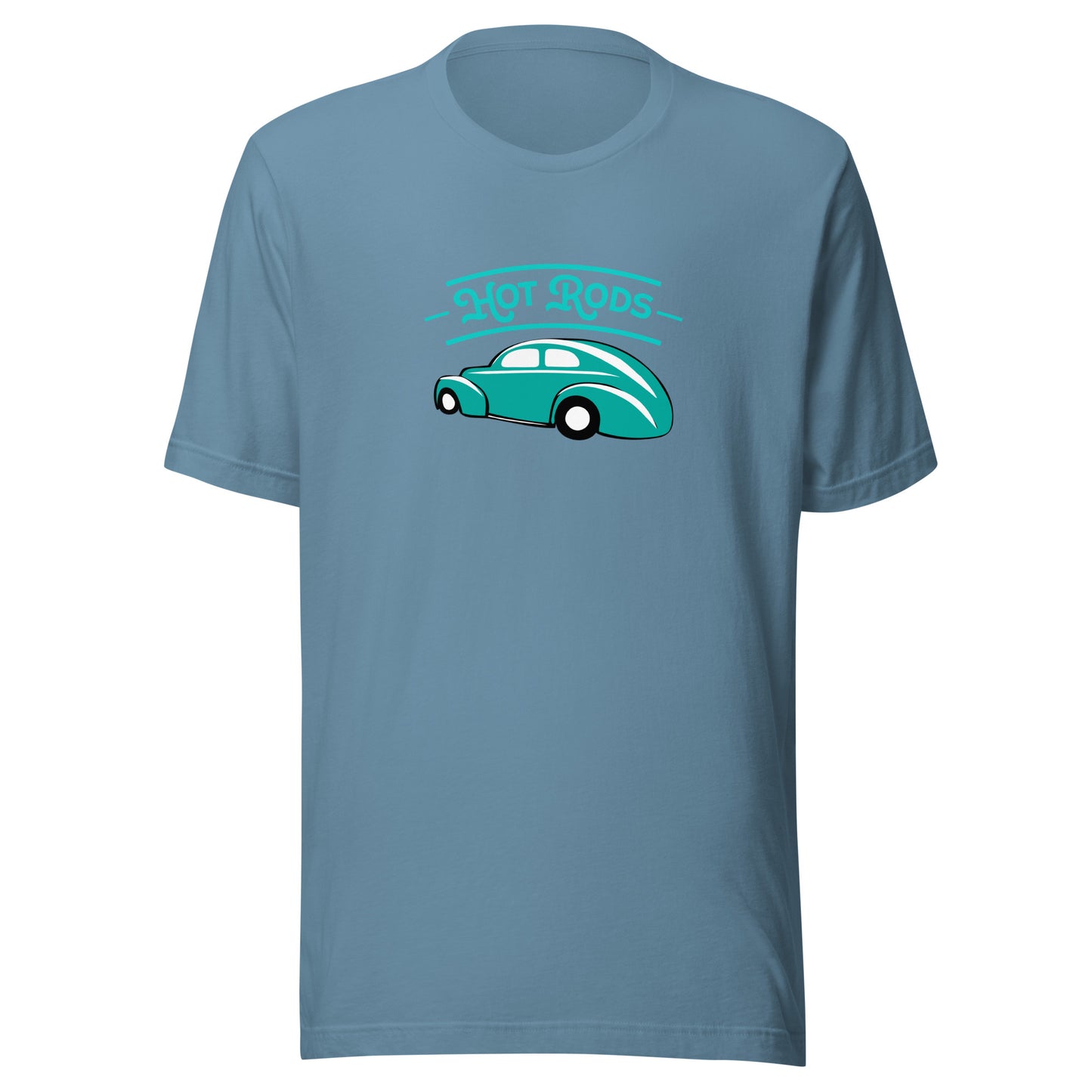 Unisex t-shirt Kukloso Hot Rods No 1 Aqua - Free Shipping