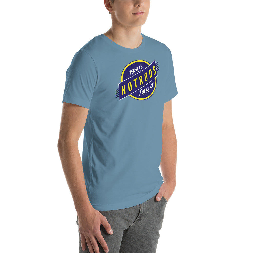 Unisex t-shirt Kukloso 1950's Hot Rods Forever No 2 - Free Shipping