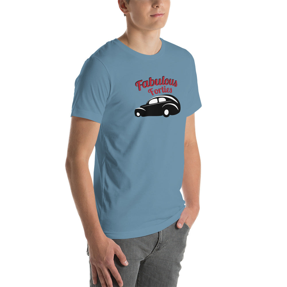 Unisex t-shirt Kukloso Fabulous Forties Red - Free Shipping