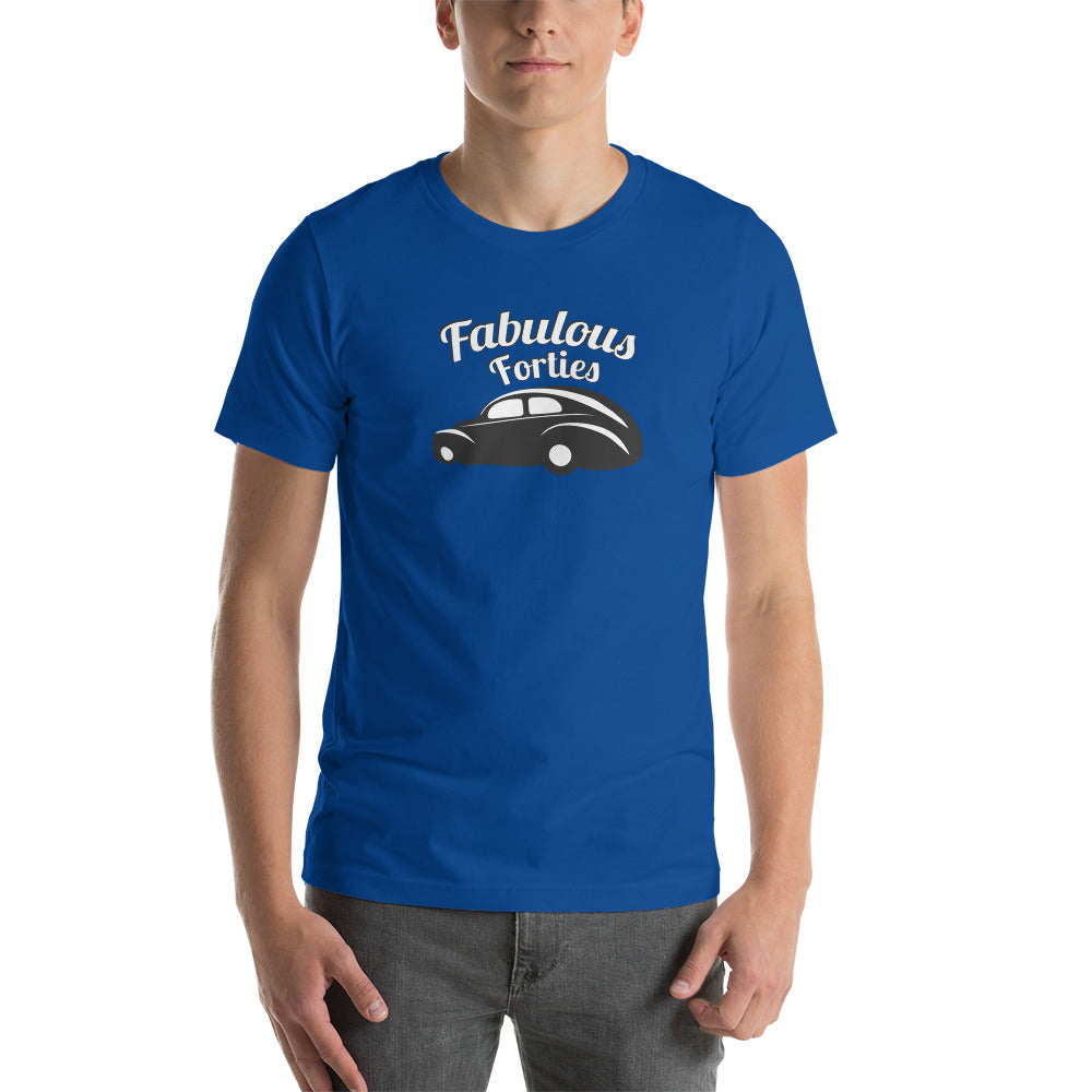 Unisex t-shirt Kukloso Fabulous Forties White - Free Shipping