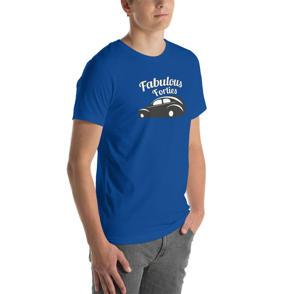 Unisex t-shirt Kukloso Fabulous Forties White - Free Shipping