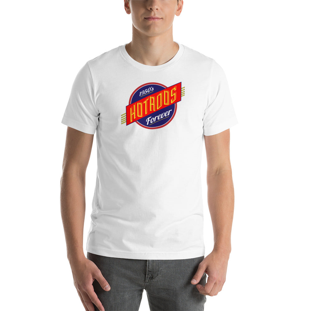 Unisex t-shirt Kukloso 1950's Hot Rods Forever No 3 - Free Shipping