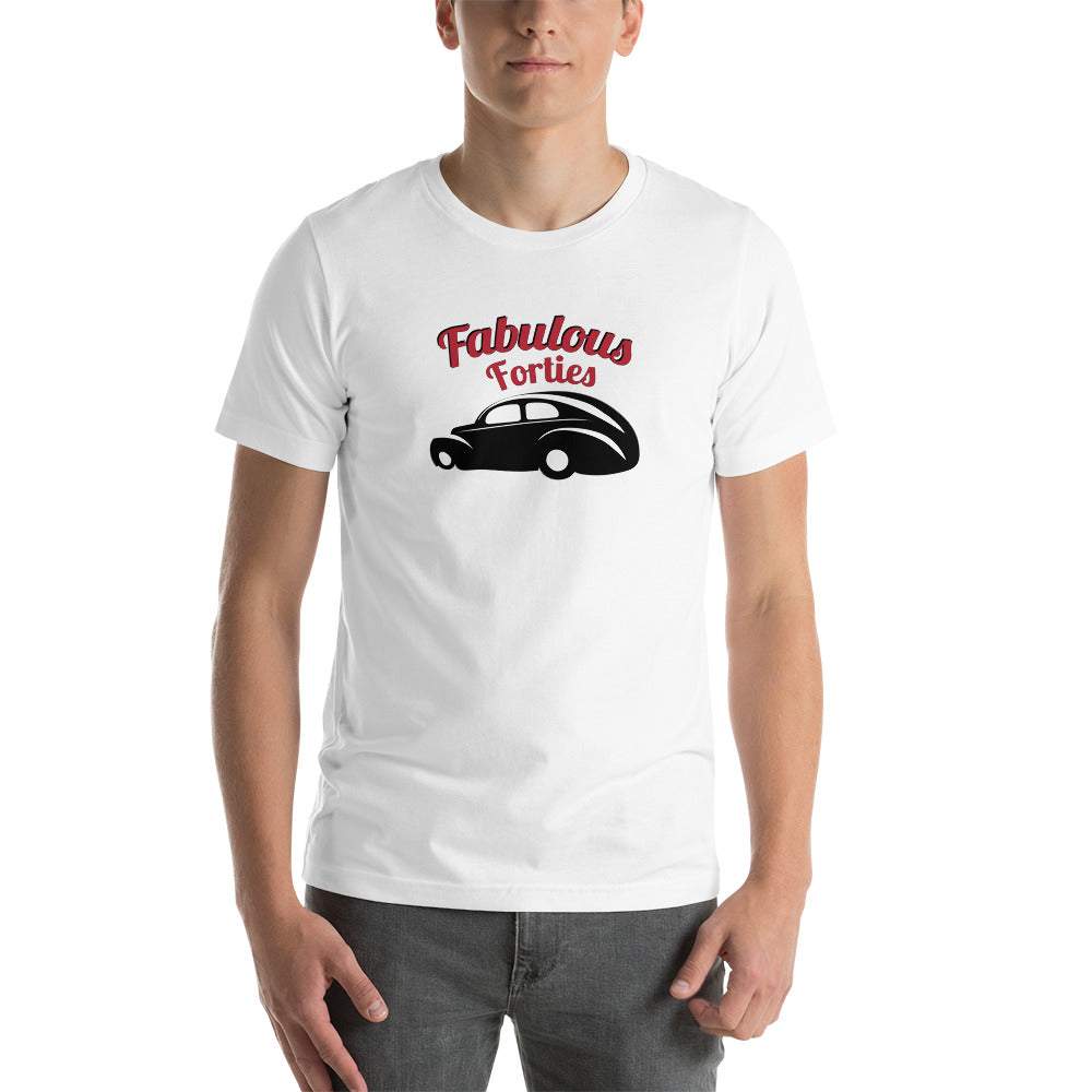Unisex t-shirt Kukloso Fabulous Forties Red - Free Shipping