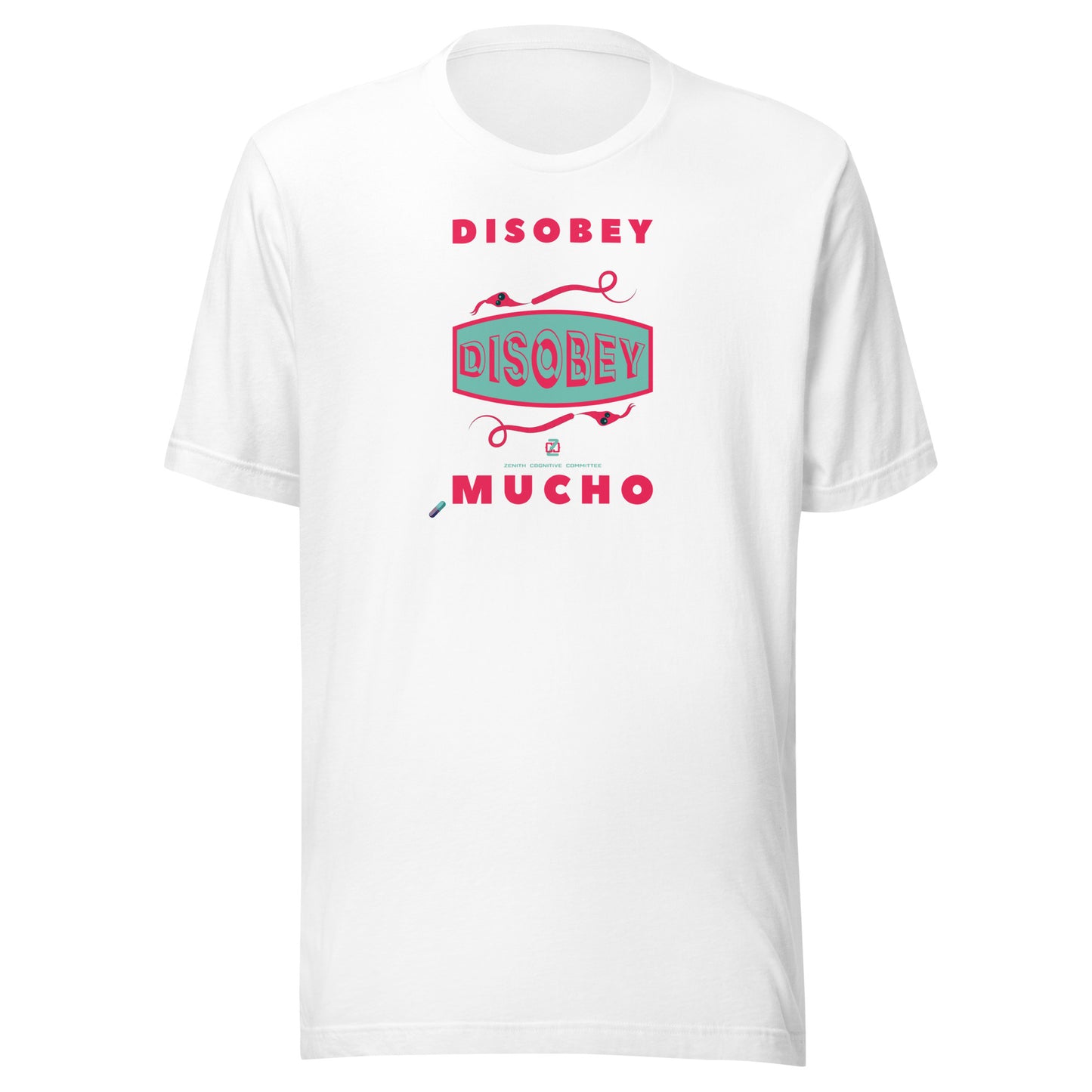 Unisex t-shirt Kukloso Disobey Mucho Logo - Free Shipping