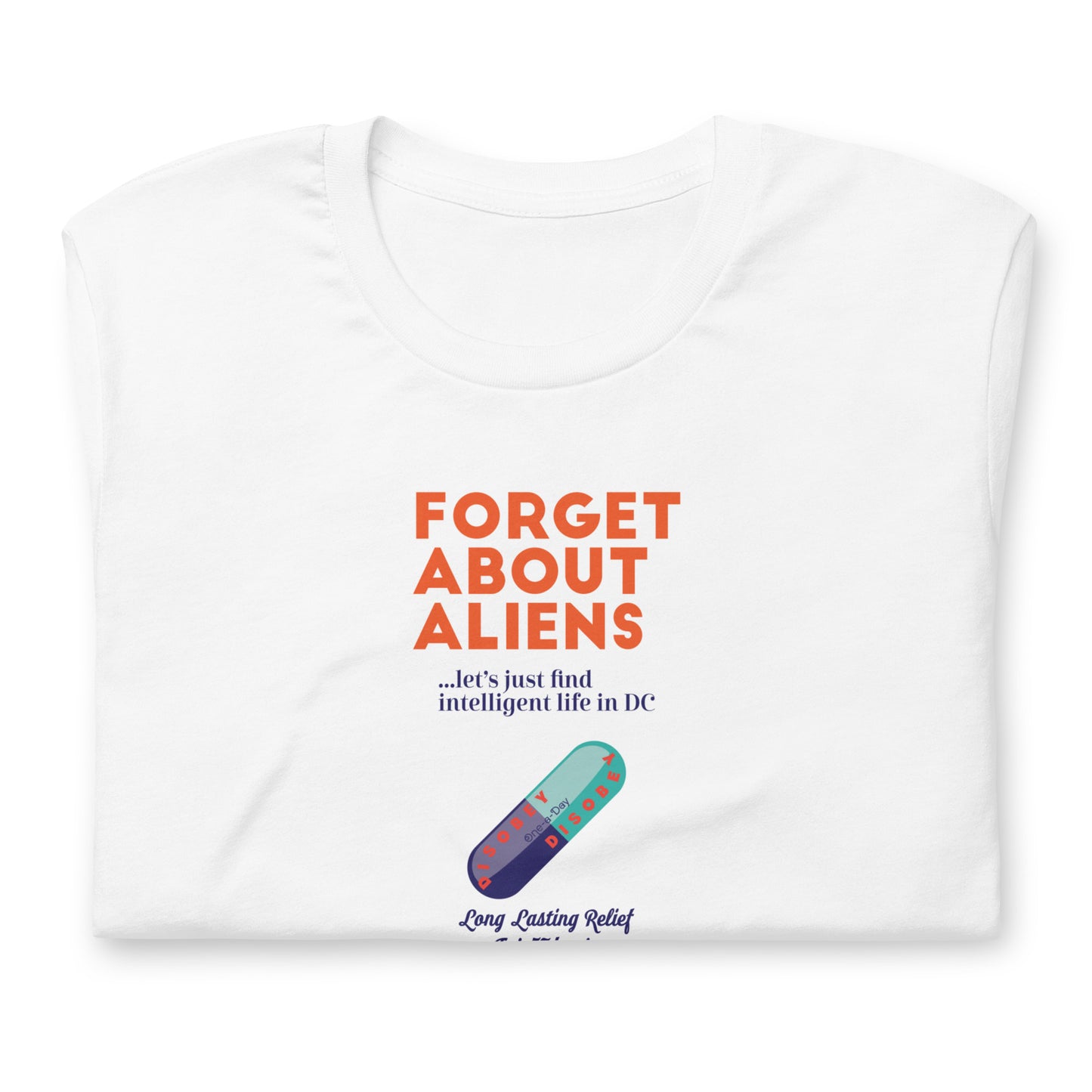 Unisex t-shirt Kukloso ' Forget About Aliens ' - Free Shipping