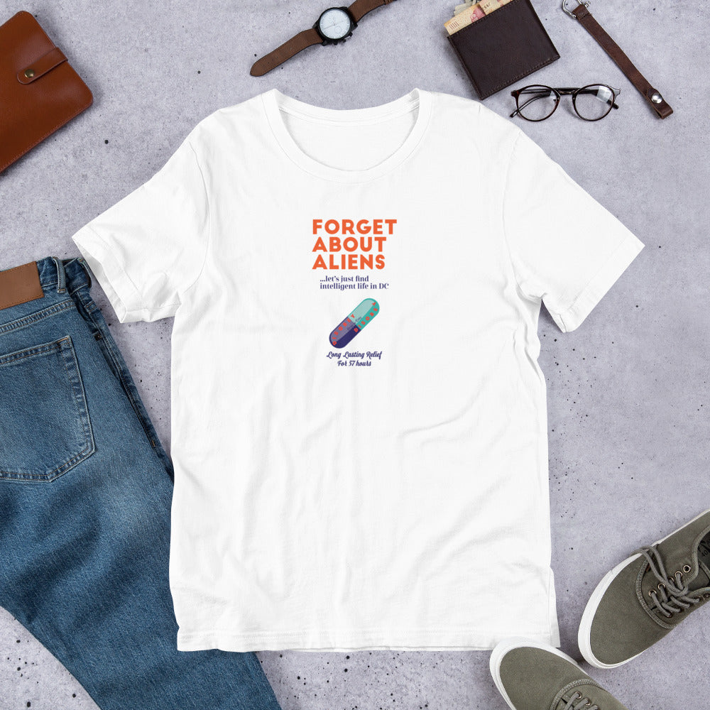 Unisex t-shirt Kukloso ' Forget About Aliens ' - Free Shipping