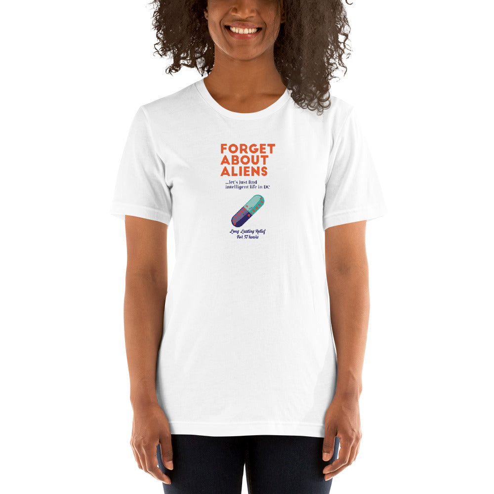 Unisex t-shirt Kukloso ' Forget About Aliens ' - Free Shipping