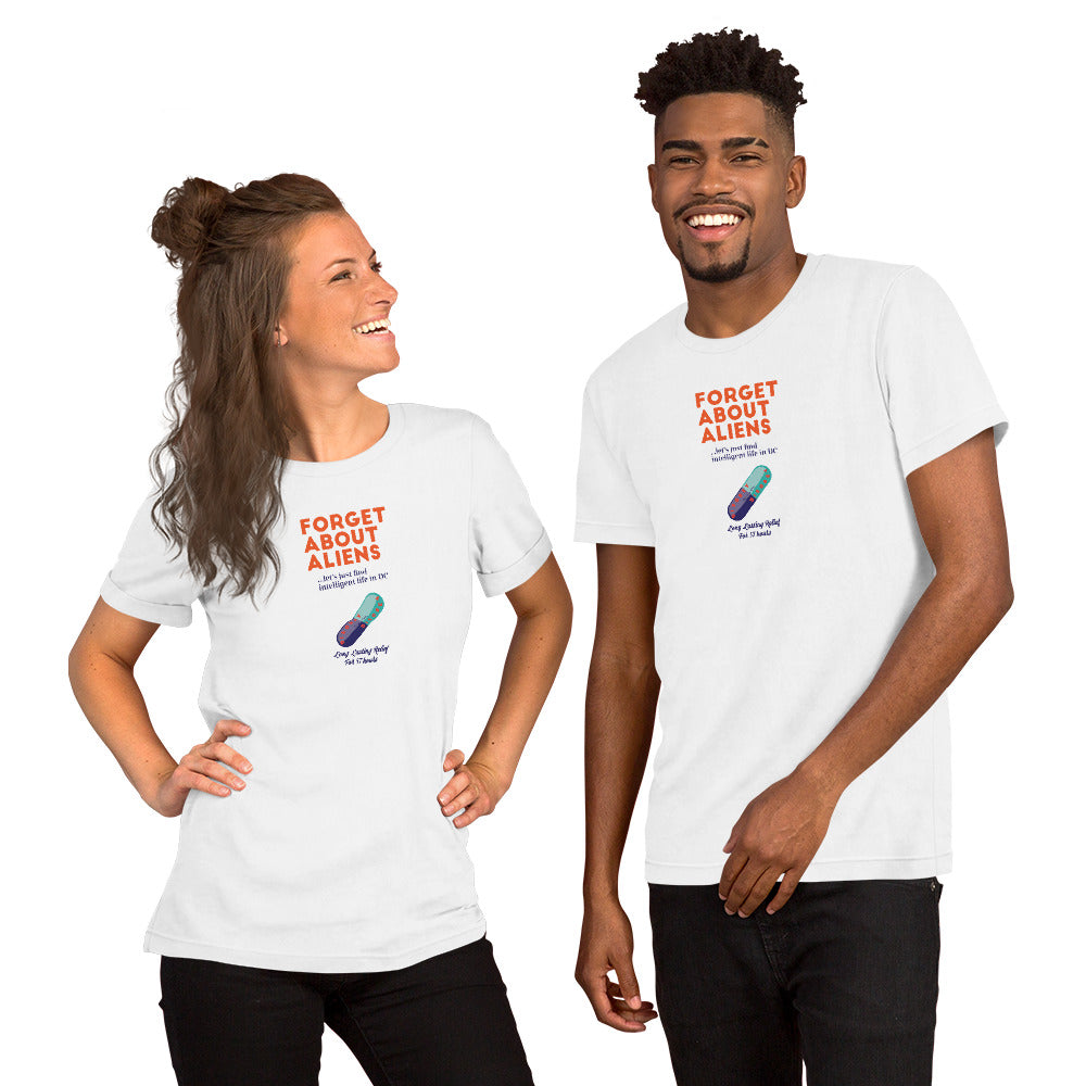 Unisex t-shirt Kukloso ' Forget About Aliens ' - Free Shipping