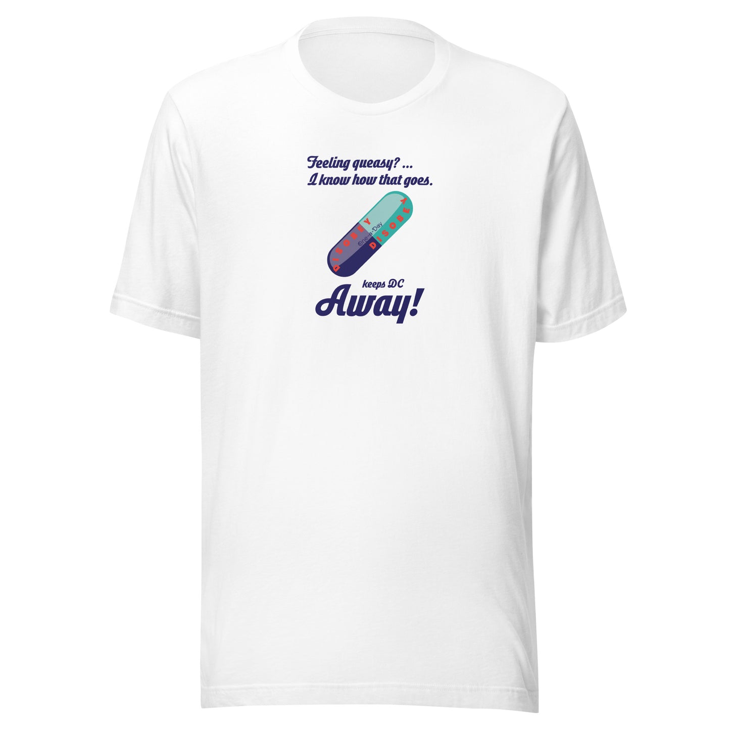 Unisex t-shirt Kukloso ' Feeling Queasy ' Light - Free Shipping
