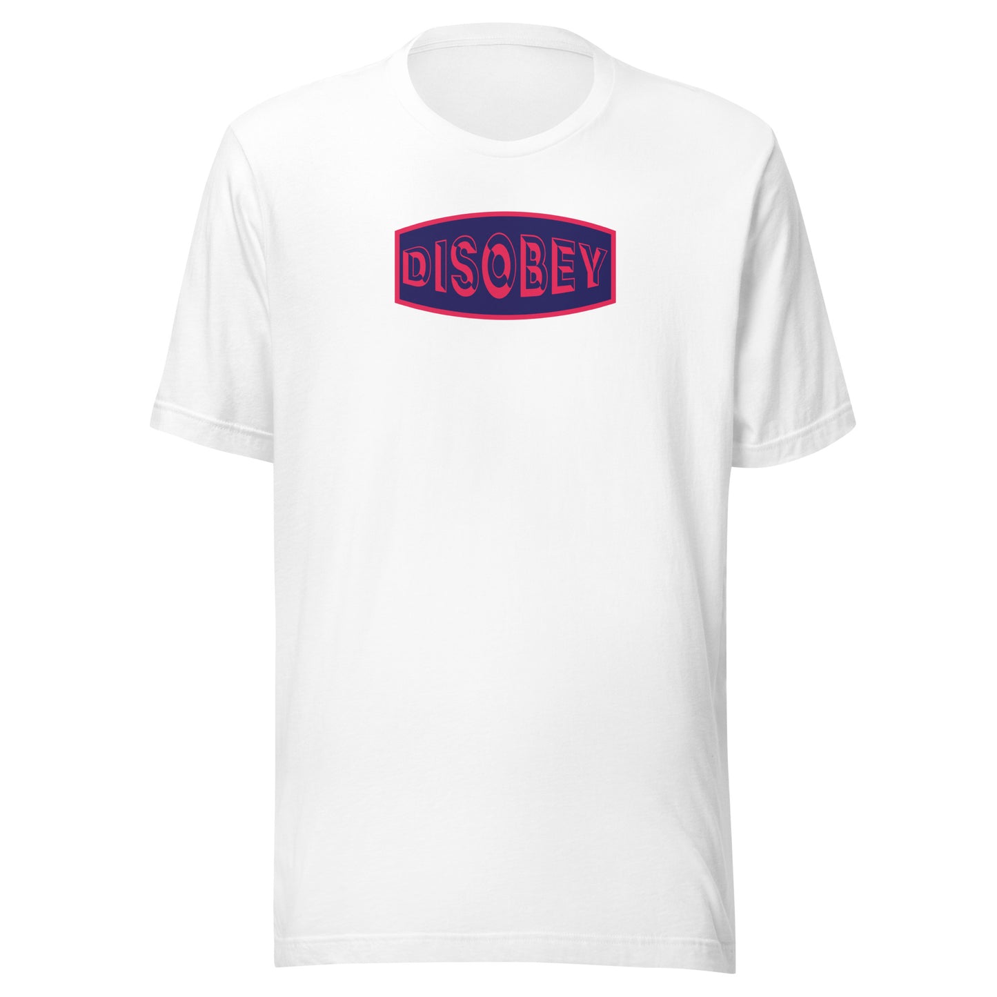 Unisex t-shirt Kukloso Disobey Navy/Dark Pink - Free Shipping