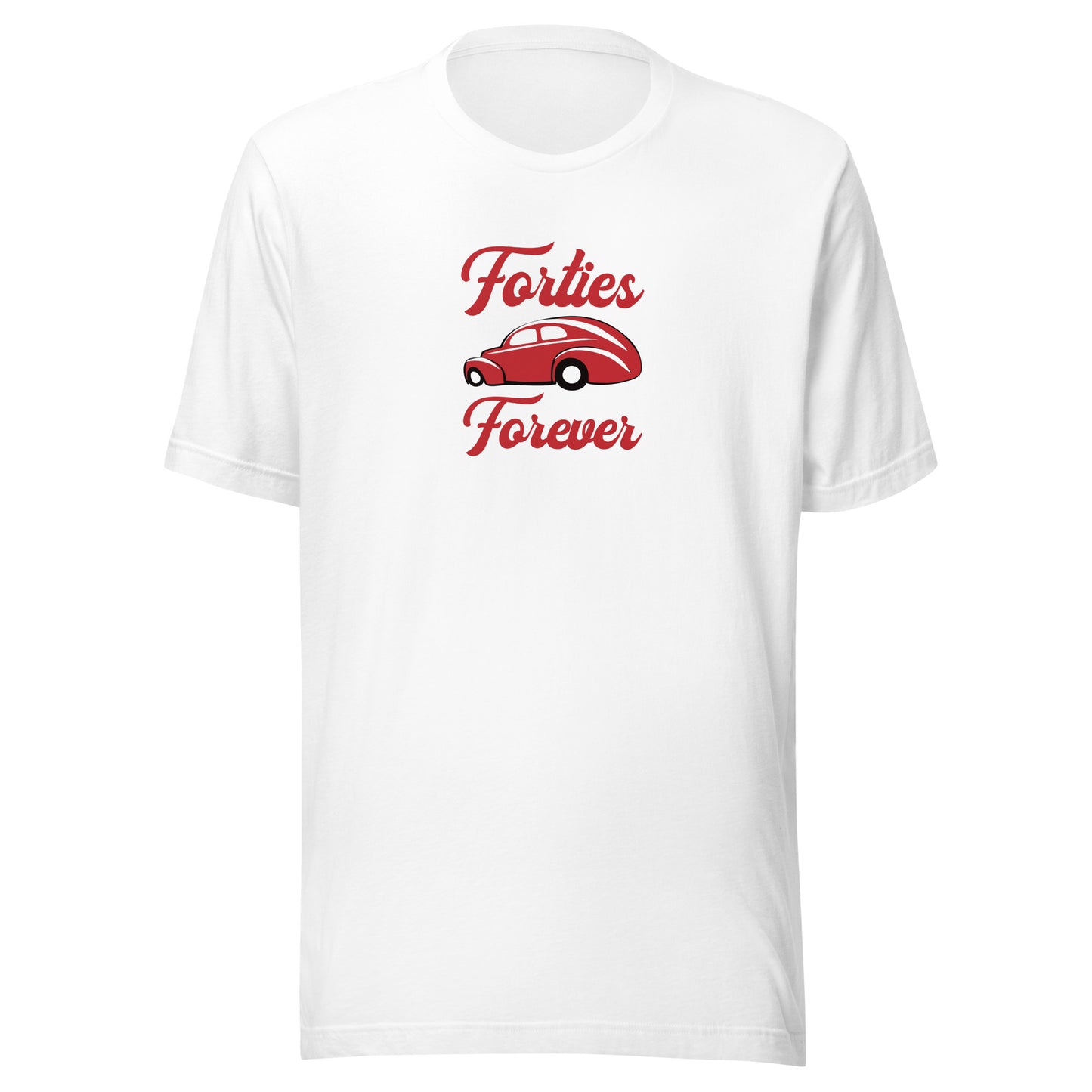 Unisex t-shirt Kukloso Forties Forever Red - Free Shipping