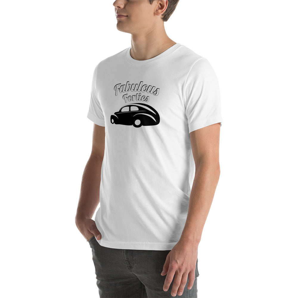 Unisex t-shirt Kukloso Fabulous Forties White - Free Shipping