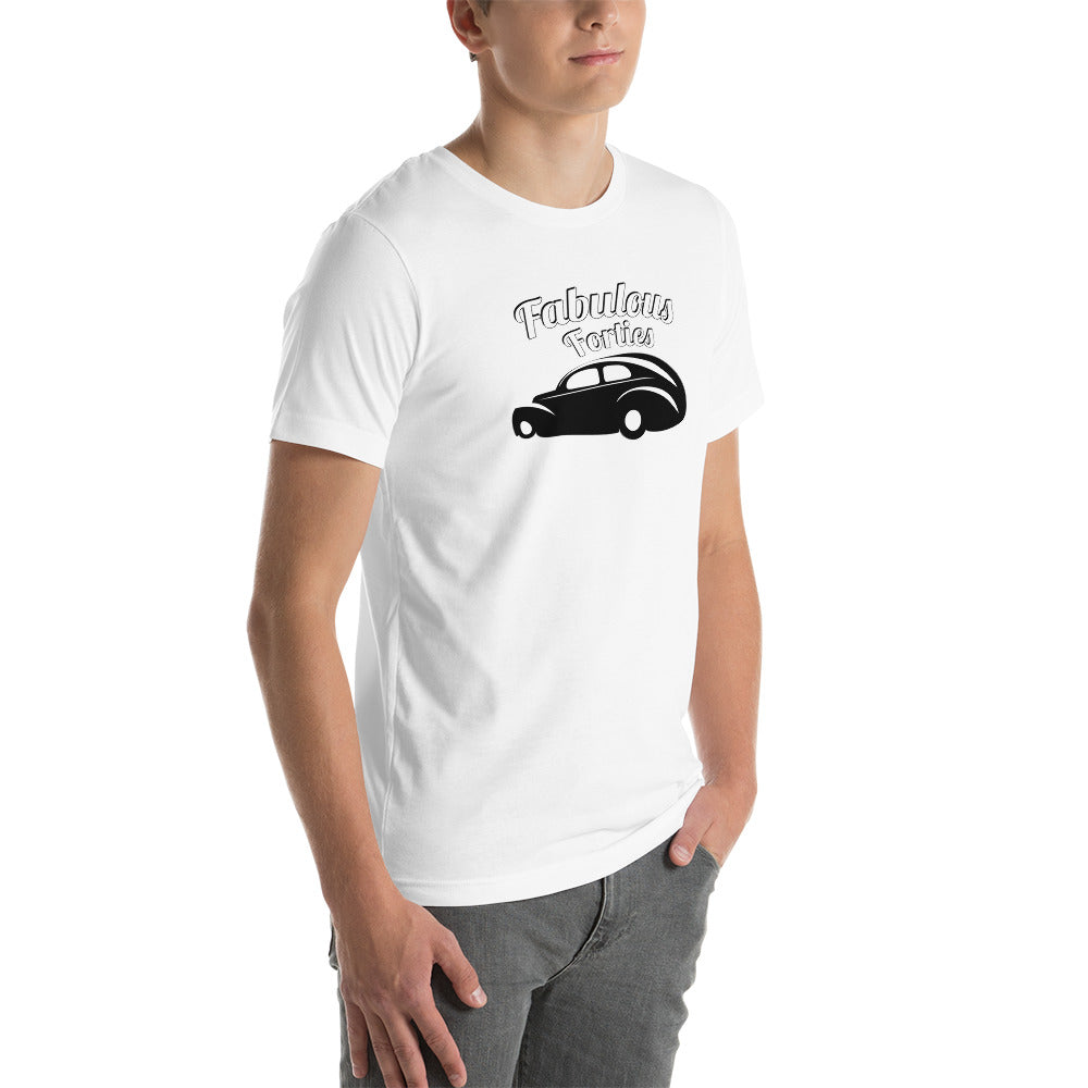 Unisex t-shirt Kukloso Fabulous Forties White - Free Shipping