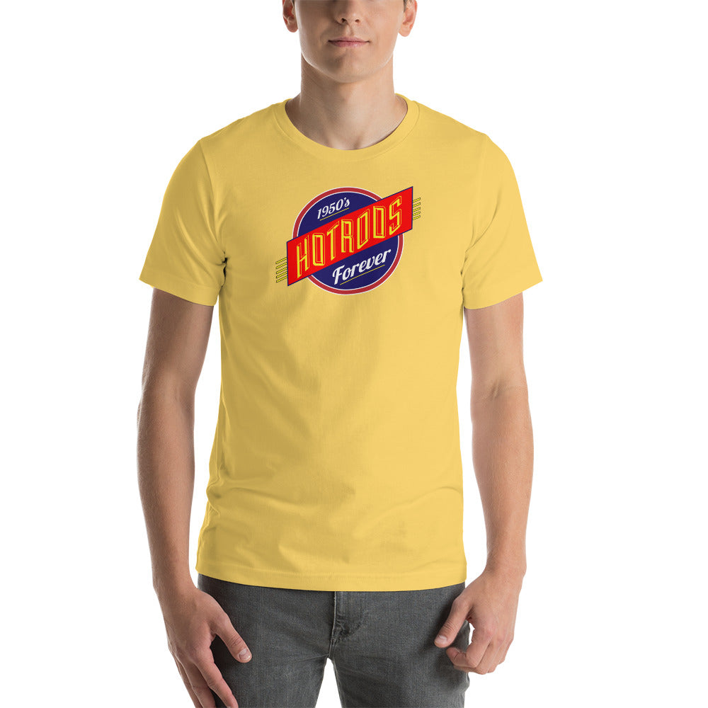 Unisex t-shirt Kukloso 1950's Hot Rods Forever No 3 - Free Shipping