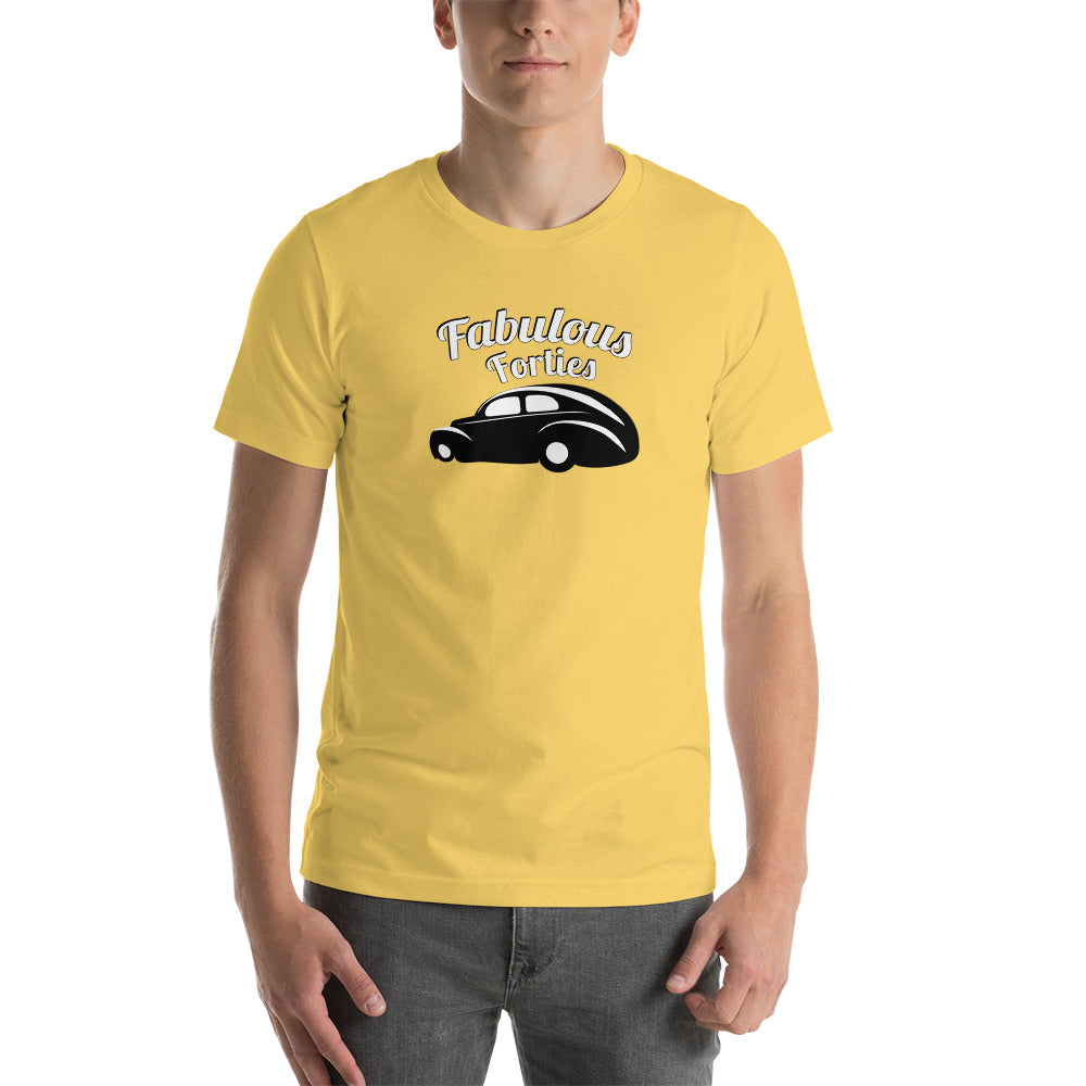 Unisex t-shirt Kukloso Fabulous Forties White - Free Shipping