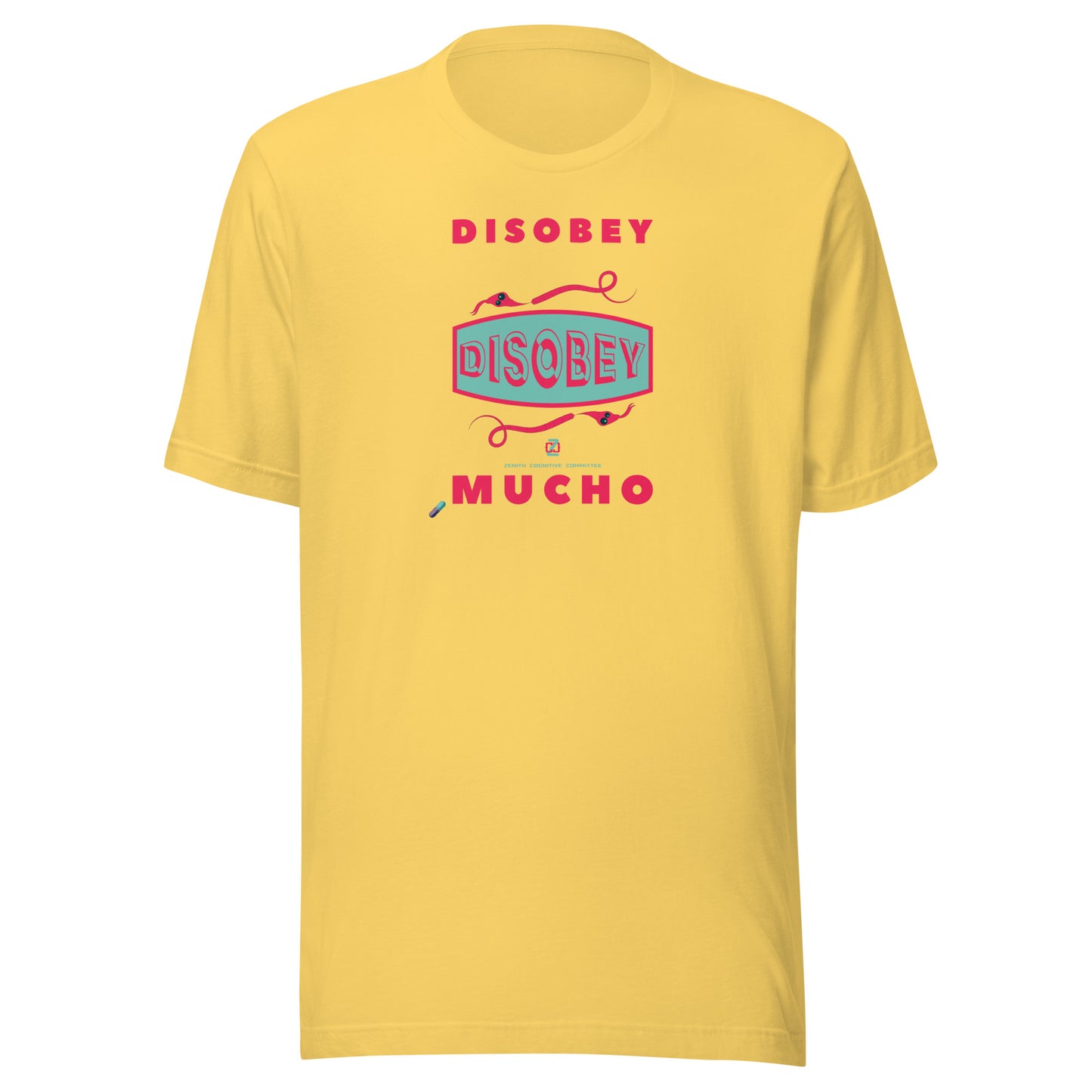 Unisex t-shirt Kukloso Disobey Mucho Logo - Free Shipping