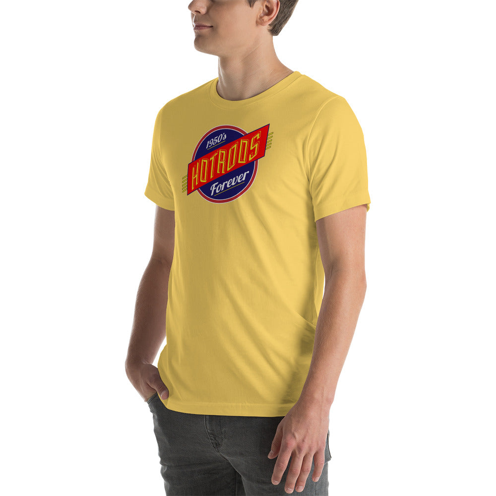 Unisex t-shirt Kukloso 1950's Hot Rods Forever No 3 - Free Shipping