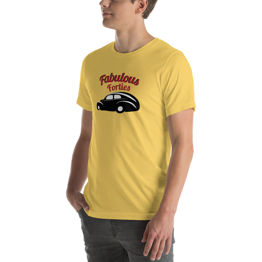 Unisex t-shirt Kukloso Fabulous Forties Red - Free Shipping