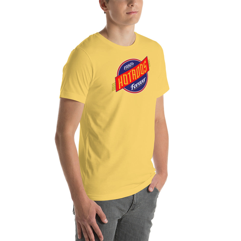 Unisex t-shirt Kukloso 1950's Hot Rods Forever No 3 - Free Shipping