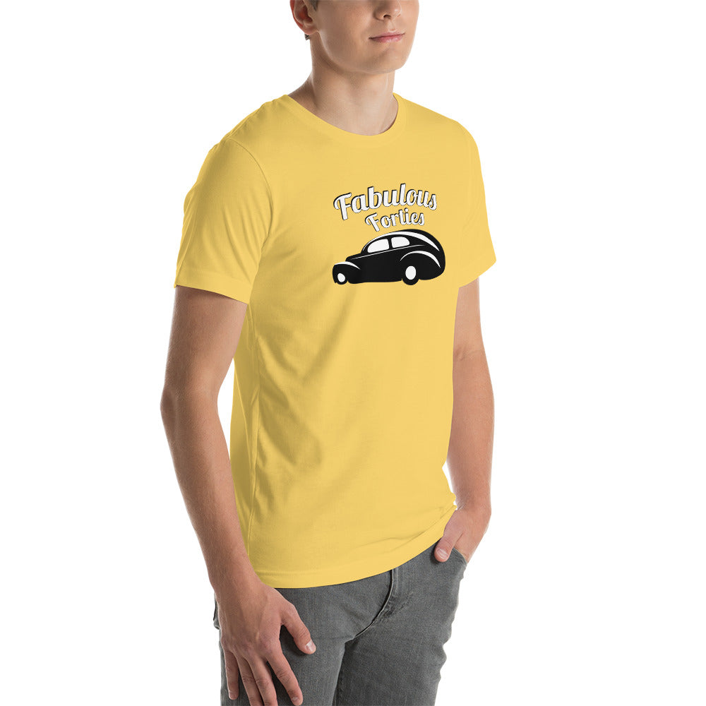 Unisex t-shirt Kukloso Fabulous Forties White - Free Shipping