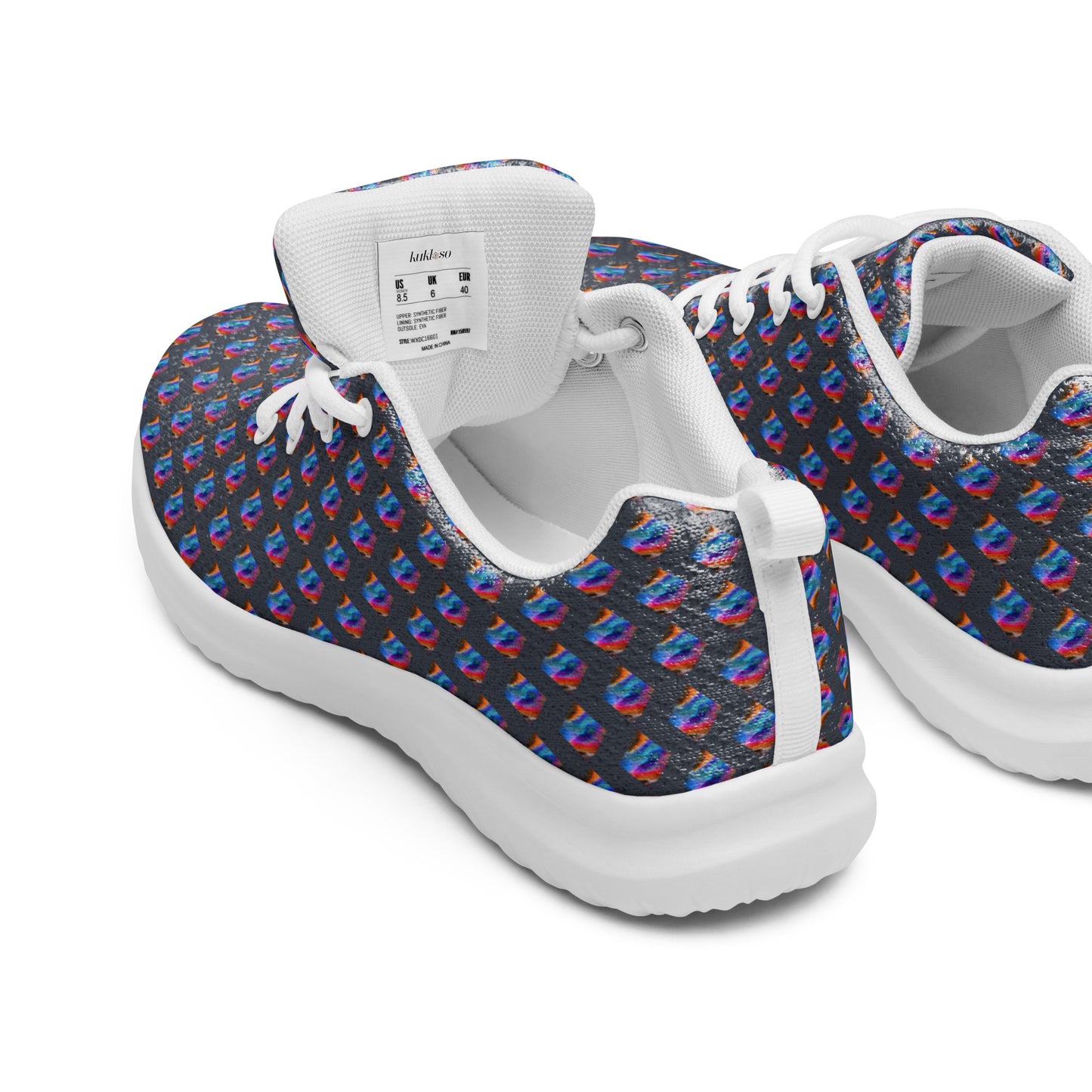 Women’s athletic shoes Kukloso Abstract No 4 Navy - Free Shipping