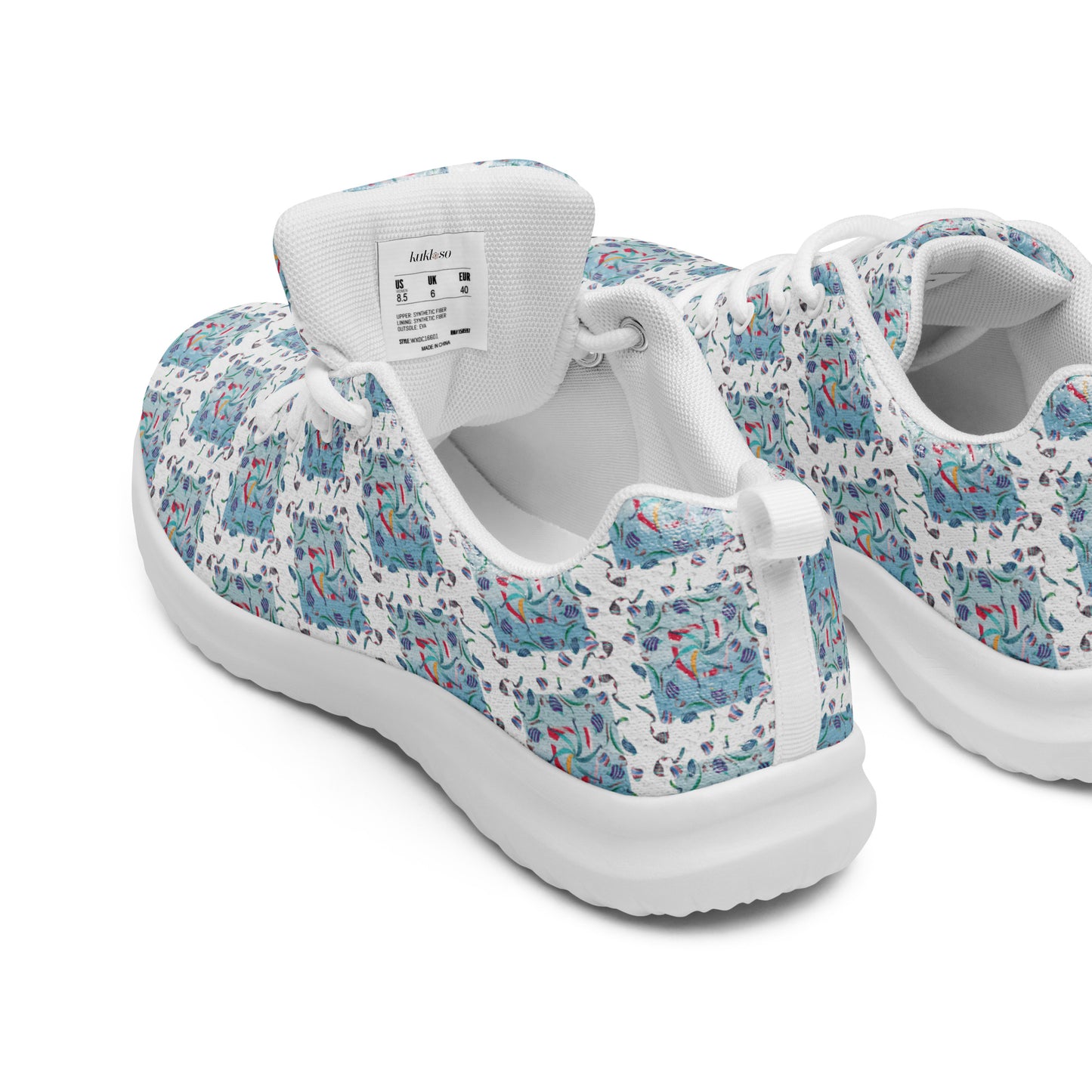 Women’s athletic shoes Kukloso Whimsical No 10 White - Free Shipping