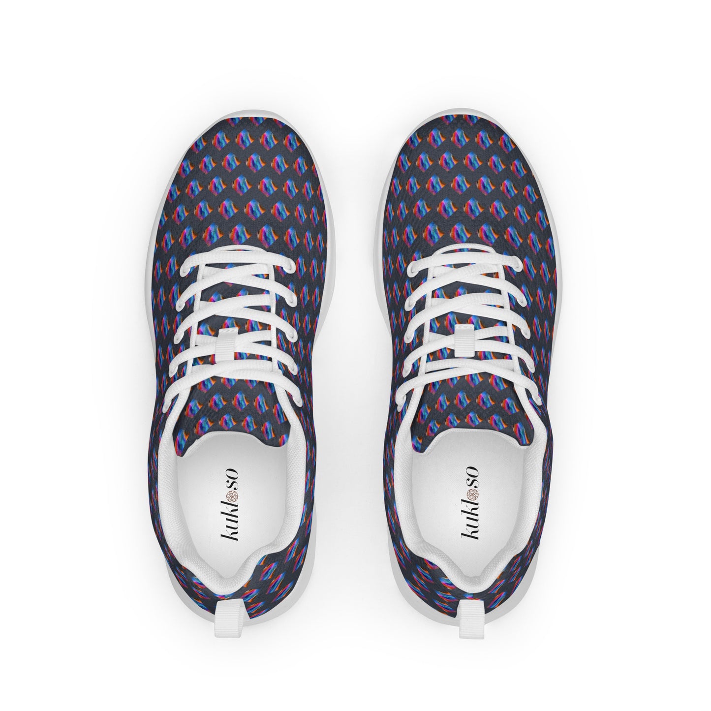 Women’s athletic shoes Kukloso Abstract No 4 Navy - Free Shipping