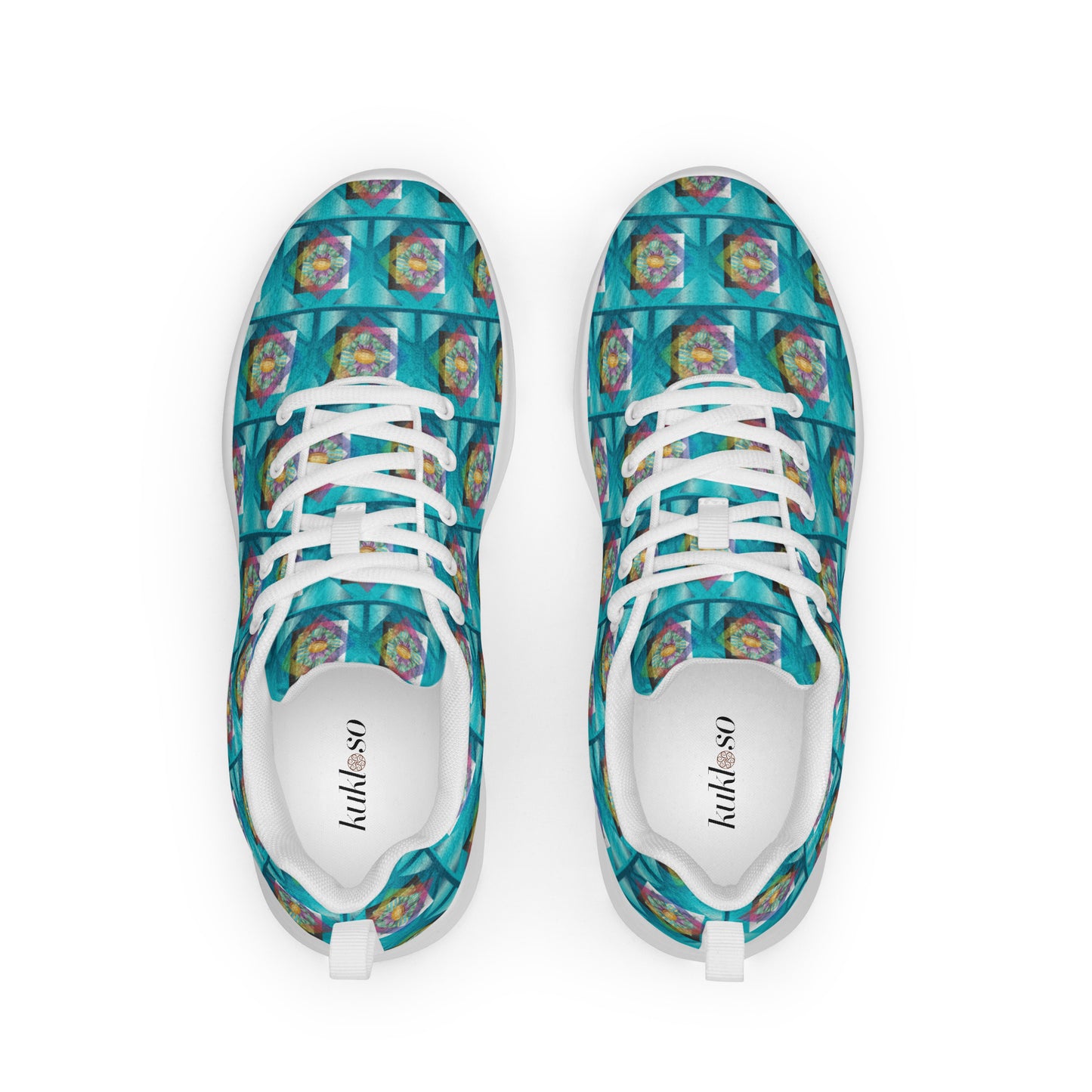 Women’s athletic shoes Kukloso Whimsical No 19 Aqua - Free Shipping