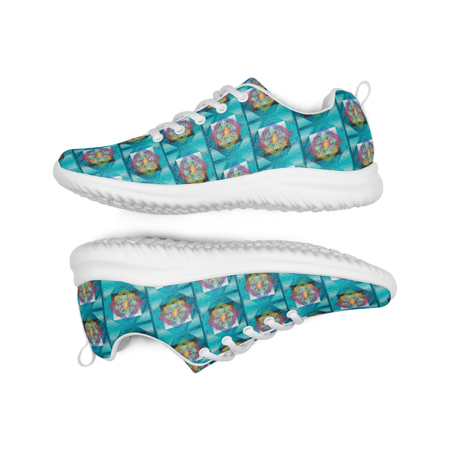 Women’s athletic shoes Kukloso Whimsical No 19 Aqua - Free Shipping