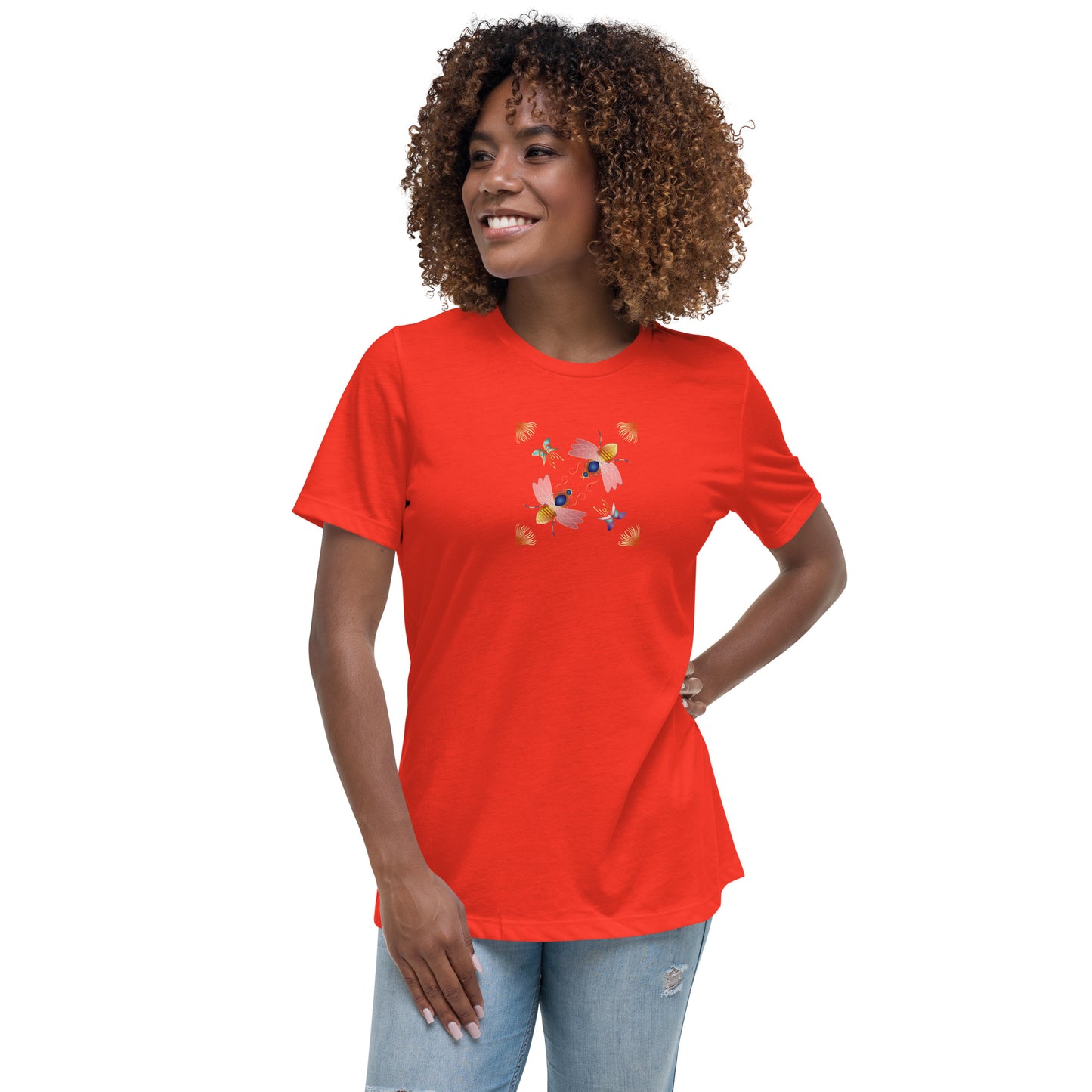 Women's Relaxed T-Shirt Kuklos 4409 Honey Bees Free Shipping