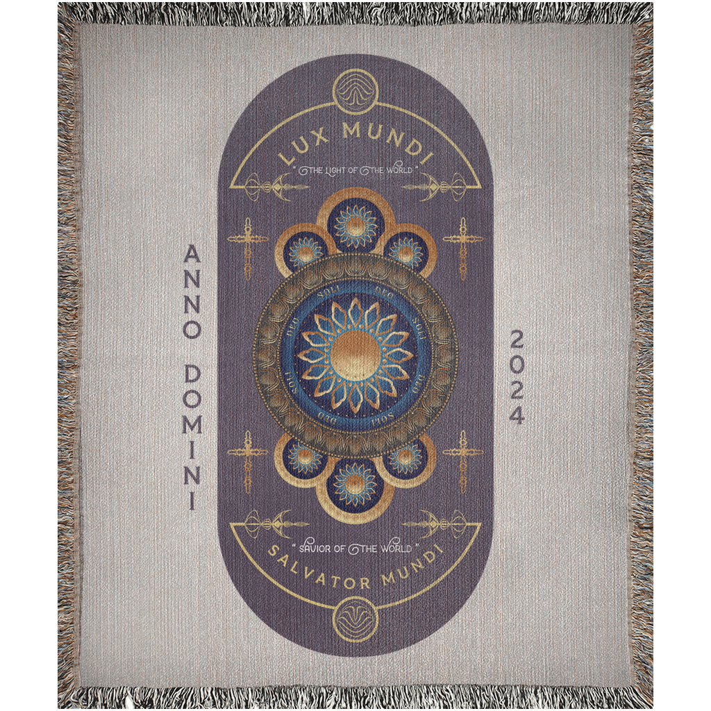 Woven Blankets Kukloso Christian 'Lux Mundi' & 'Salvator Mundi' - Free Shipping